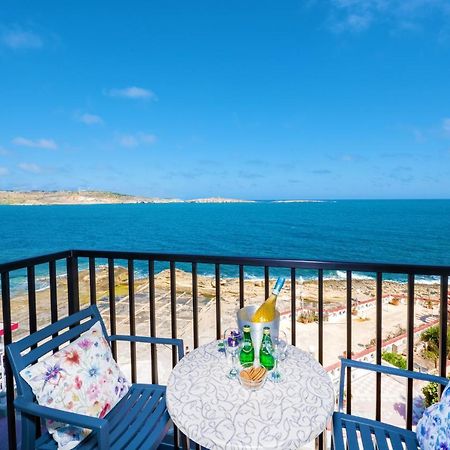 Islet Promenade Seafront Family Apartment With 2 Balconies By Getawaysmalta St. Paul's Bay Exteriér fotografie