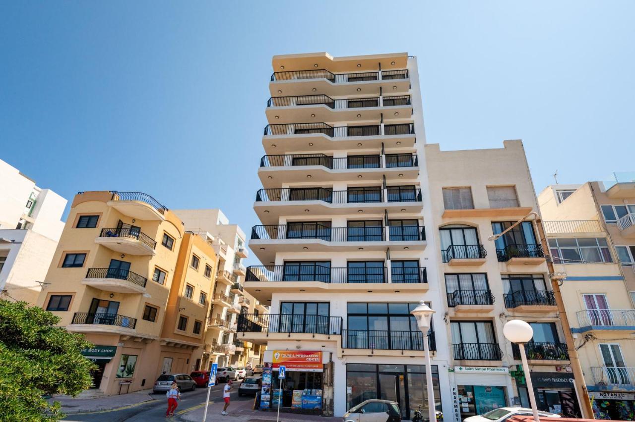 Islet Promenade Seafront Family Apartment With 2 Balconies By Getawaysmalta St. Paul's Bay Exteriér fotografie